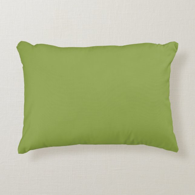 Coussins Décoratifs Vert lime modéré couleur unie (Devant)