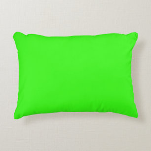 Coussins Décoratifs Vert Néon Uni