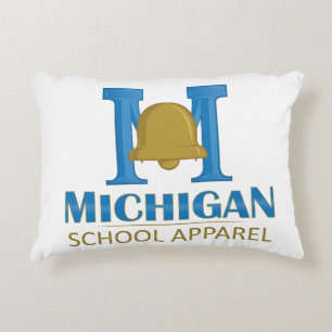 Coussins Décoratifs Vêtements scolaires du Michigan