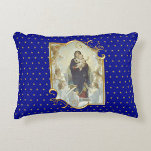 Coussins Décoratifs Vierge religieuse Marie Dame des Anges