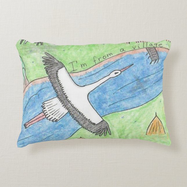 Coussins Décoratifs Village Vibes (Devant)