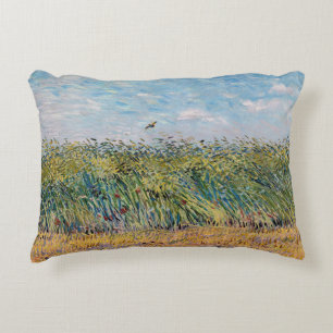 Coussins Décoratifs Vincent van Gogh - Champ de blé avec une alouette