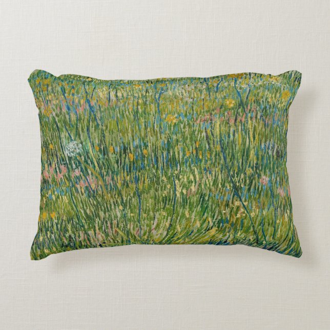 Coussins Décoratifs Vincent van Gogh - correction d'herbe (Devant)