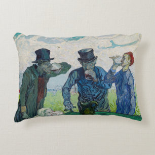 Coussins Décoratifs Vincent van Gogh - Les Buveurs, d'après Daumier