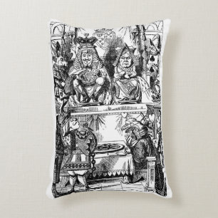 Coussins Décoratifs Vintage Alice au pays des merveilles, Procès de la