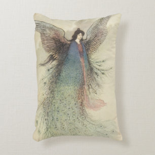 Coussins Décoratifs Vintage Conte de Fées Japonais, La Demoiselle de l