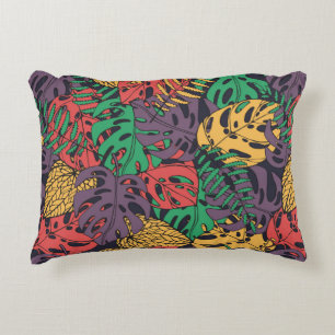 Coussins Décoratifs Vintage fleurs tropicales sans couture motif