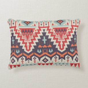 Coussins Décoratifs Vintage Motif tribal sans joint. Ethni géométrique