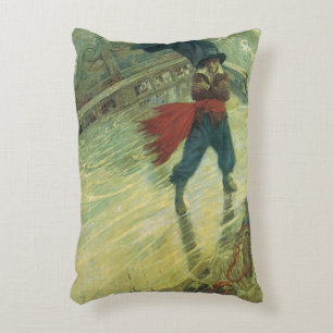Coussins Décoratifs Vintage Pirate, le Hollandais volant par Howard Py