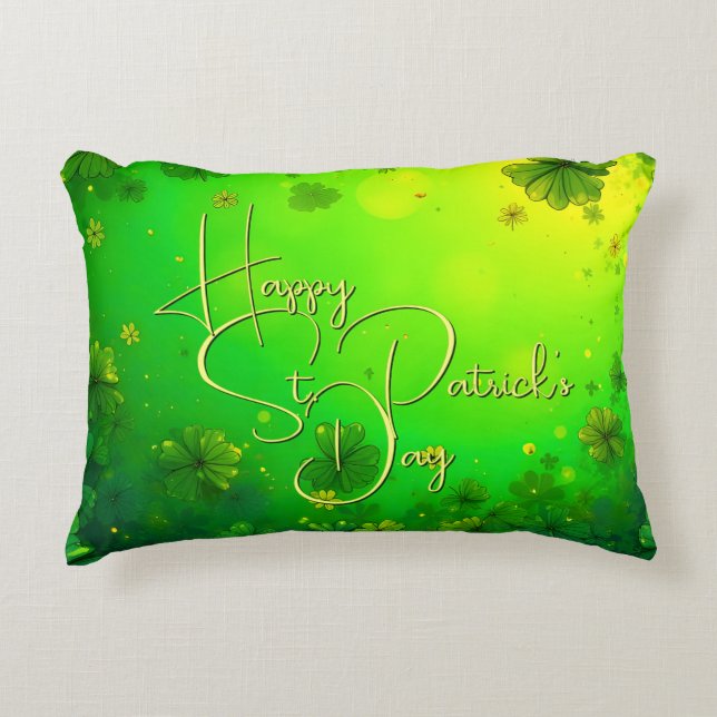 Coussins Décoratifs Vœux de joyeuse Saint-Patrick (Devant)
