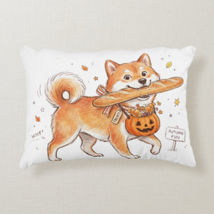 Coussins Décoratifs Voleur de Boulangerie Shiba Inu - Chien Mignon por