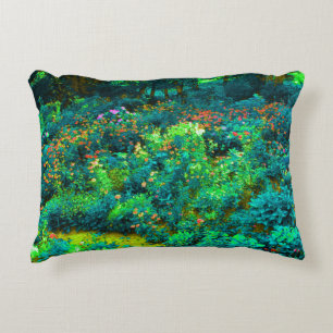 Coussins Décoratifs Vue cool Vert Panoramique Jardin Fleurs Vue