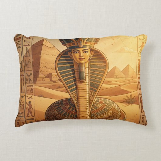 Coussins Décoratifs Wadjet – Ägyptische Schlangengöttin´4 (Devant)