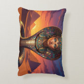 Coussins Décoratifs Wadjet – déesse cobra égyptienne (Dos(Vertical))