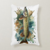 Coussins Décoratifs Watercolor Series: Pike (Devant(Vertical))
