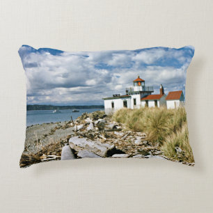 Coussins Décoratifs West Point Lighthouse, Seattle Washington