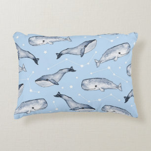 Coussins Décoratifs Whale Wonders : Aquarelle Starry Sky