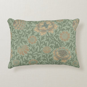 Coussins Décoratifs William Morris motif floral Grafton vert sauge 