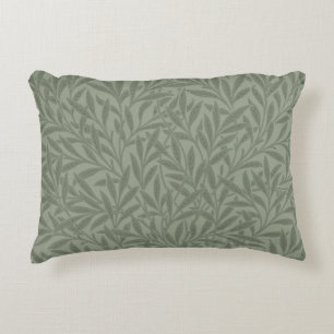 Coussins Décoratifs William Morris Motif Saule Antique Vert Sauge