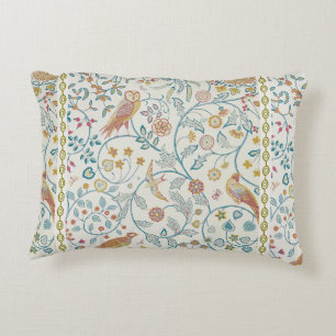 Coussins Décoratifs William Morris - Papier peint de la Chouette et de
