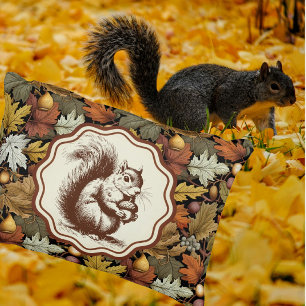 Coussins Décoratifs William Morris part d'automne avec Squirrel Retro