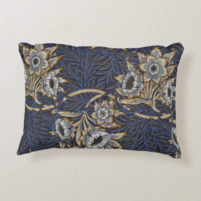 Coussins Décoratifs william morris tulip and willow tapestry pattern (Dos)