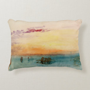 Coussins Décoratifs William Turner - Le lagon près de Venise au couche