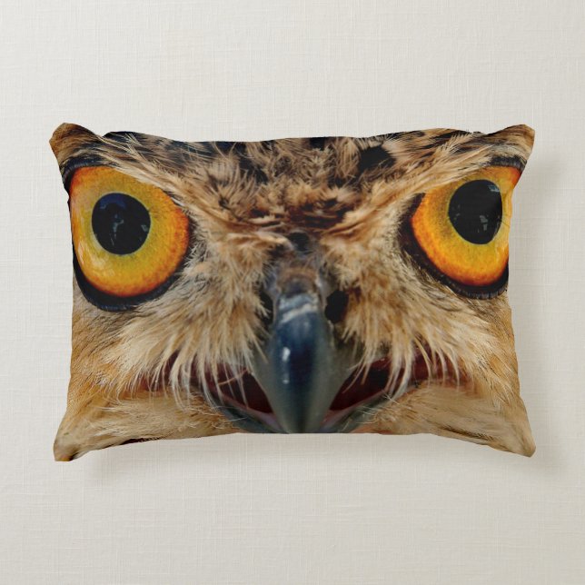 Coussins Décoratifs Yeux de hiboux (Devant)