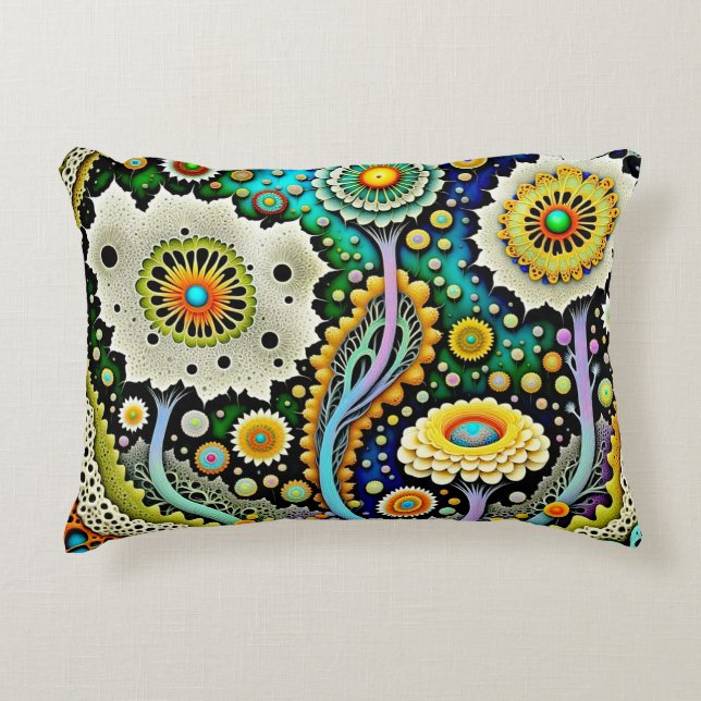 Coussins Décoratifs Zentangle Floral Dreamscape (Devant)