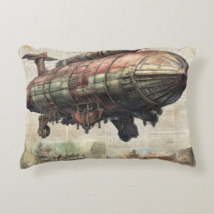 Coussins Décoratifs Zeppelin Steampunk vintage (6)