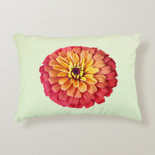 Coussins Décoratifs Zinnia dans les tons d'orange