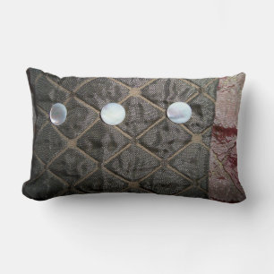 Coussins des boutons soie n perle