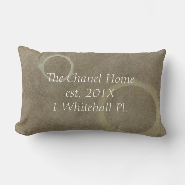 Coussins du ménage - Nom de famille (Recto)