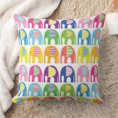 Coussins - Eléphants multicolores (Couverture)