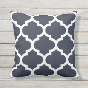 Coussins extérieurs de Quatrefoil de Marocain de