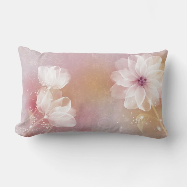 Coussins floraux roses de grâce incroyable (Recto)