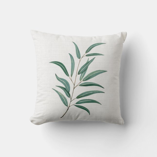 Coussins frais et élégants de Botanicals d'été (Recto)