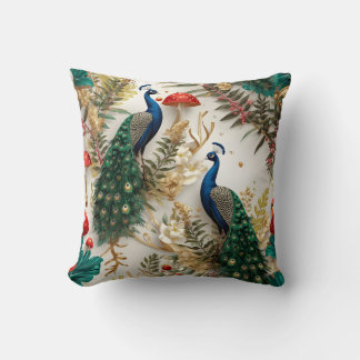 Coussins : Jardin de Paon Luxe 3D