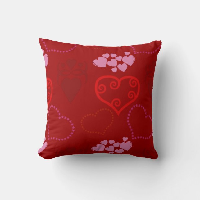 Coussins jetables de la Saint-Valentin Red Heart D (Recto)