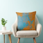 Coussins jetables - Jaune moutarde bleu mural rust (Chaise)