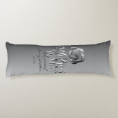 Coussins Longs 11e anniversaire Mariage de Rose de l'acier (Dos)