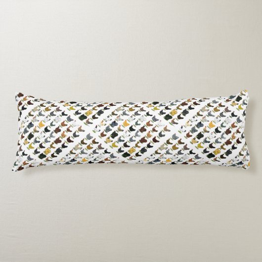 Coussins Longs 49 poules de poulet (Devant)