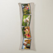 Coussins Longs 4 Collage de photos Champignons neutres personnali (Devant (Vertical))