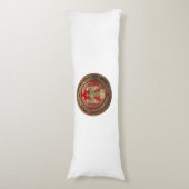 Coussins Longs [600] Aigle impérial romain d'or (Devant (Vertical))