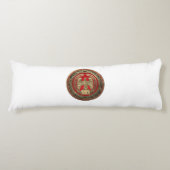 Coussins Longs [600] Aigle impérial romain d'or (Devant)