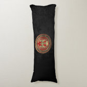 Coussins Longs [600] Aigle impérial romain d'or (Devant (Vertical))