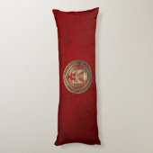 Coussins Longs [600] Aigle impérial romain d'or (Dos (Vertical))