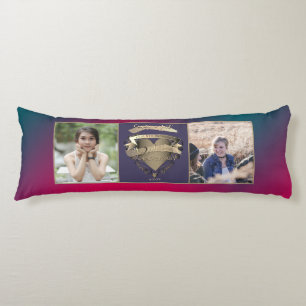 Coussins Longs 8e anniversaire de mariage 2 photos Bronze Tourmal
