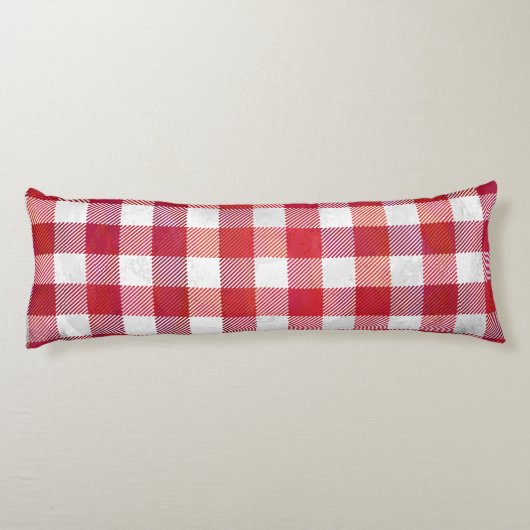 Coussins Longs à damiers Plaid Noir Et Blanc (Dos)