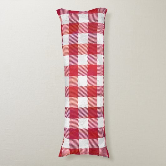 Coussins Longs à damiers Plaid Noir Et Blanc (Devant (Vertical))